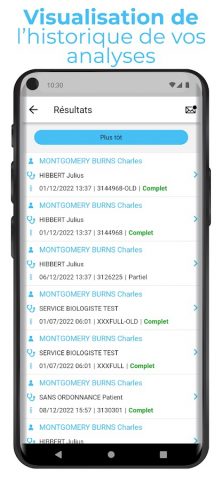 MYLAB для Android — скриншот 2