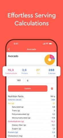Macros — Calorie Counter для iOS — скриншот 3