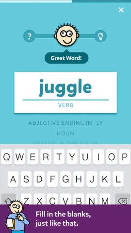 Mad Libs для iOS — скриншот 1