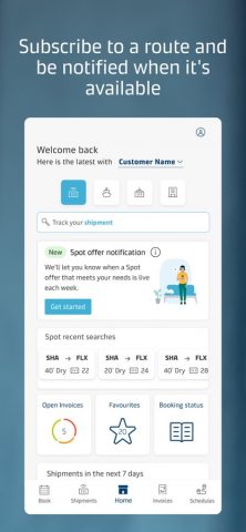 Maersk для iOS — скриншот 3