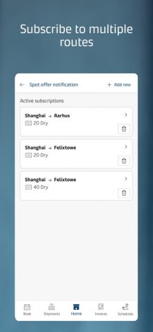 Maersk для iOS — скриншот 4