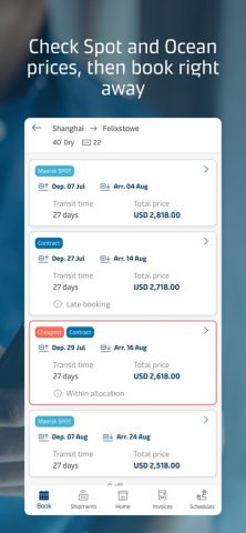 Maersk для iOS — скриншот 5