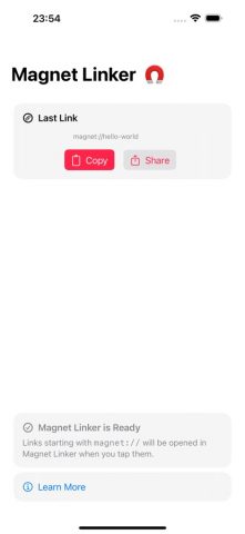 Magnet Linker для iOS — скриншот 2