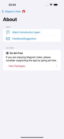 Magnet Linker для iOS — скриншот 3