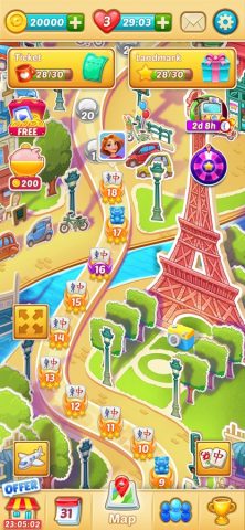 Mahjong City Tours: Tile Match для iOS — скриншот 3