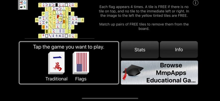 Mahjong Flags для iOS — скриншот 1