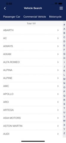 Mahle Catalog для iOS — скриншот 2