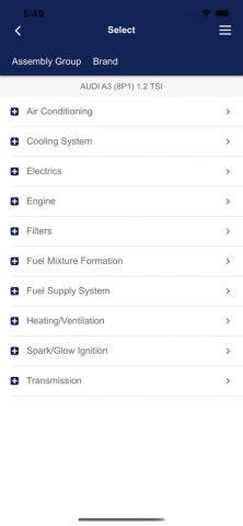 Mahle Catalog для iOS — скриншот 3