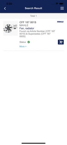 Mahle Catalog для iOS — скриншот 4