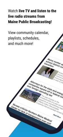 Maine Public Broadcasting App для iOS — скриншот 1