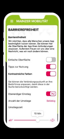 Mainzer Mobilität: Bus & Bahn для iOS — скриншот 4