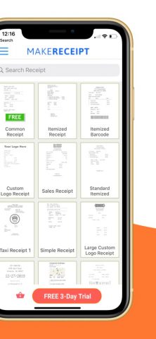 Make Receipt для iOS — скриншот 1