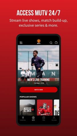 Manchester United Official App для Android — скриншот 1
