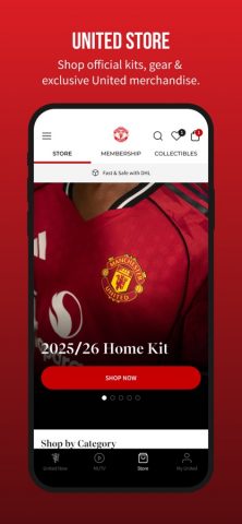 Manchester United Official App для iOS — скриншот 2