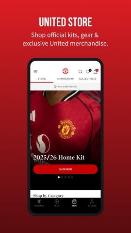 Manchester United Official App для Android — скриншот 2