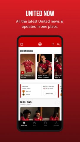 Manchester United Official App для Android — скриншот 3