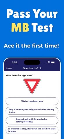 Manitoba Driving Test Practice для iOS — скриншот 1