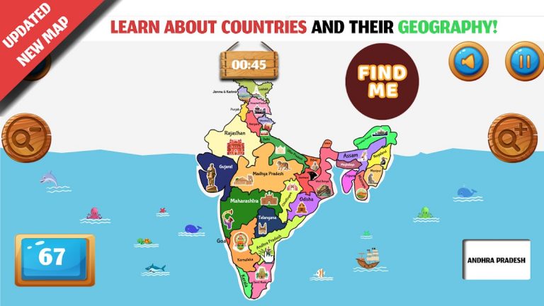 Map Mania: Geography Games для Android — скриншот 4