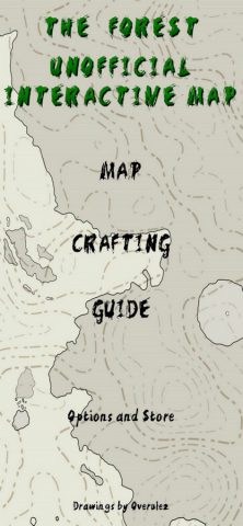 Map for The Forest для iOS — скриншот 1