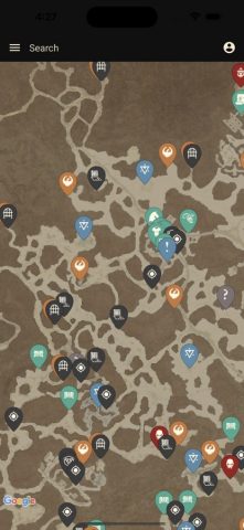 MapGenie: Diablo 4 Map для iOS — скриншот 1