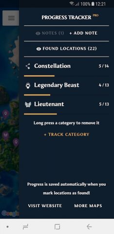 MapGenie: Fenyx Rising Map для Android — скриншот 4