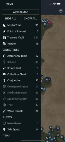 MapGenie: Legacy Map для iOS — скриншот 2