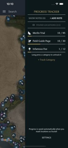 MapGenie: Legacy Map для iOS — скриншот 4