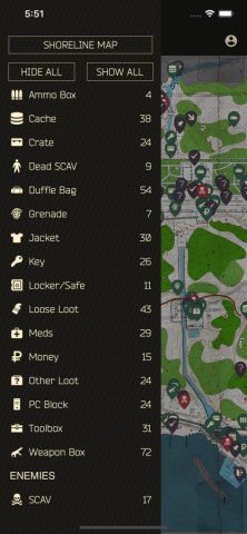 MapGenie: Tarkov Map для iOS — скриншот 3