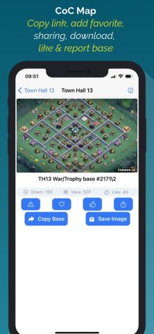 Maps for Clash Of Clans для iOS — скриншот 2