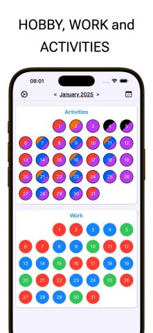 Mark Off: Visual Calendar для iOS — скриншот 2