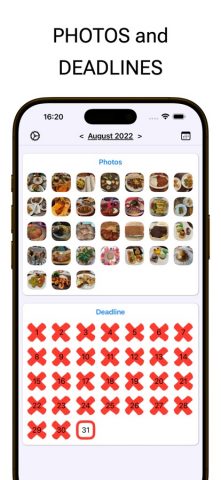 Mark Off: Visual Calendar для iOS — скриншот 5