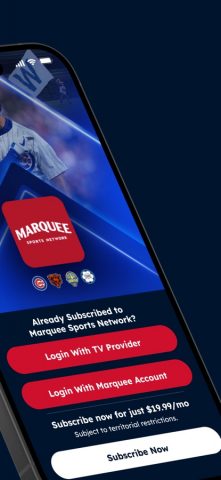 Marquee Sports Network для iOS — скриншот 2