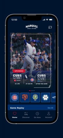 Marquee Sports Network для iOS — скриншот 3