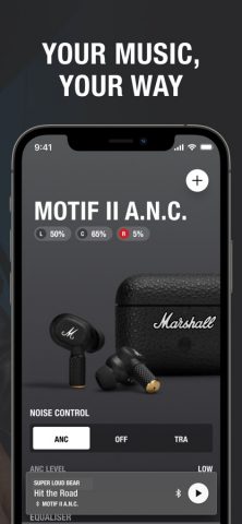 Marshall Bluetooth для iOS — скриншот 1