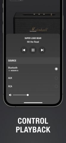 Marshall Bluetooth для iOS — скриншот 3