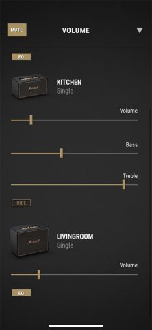 Marshall Multi-Room для iOS — скриншот 3
