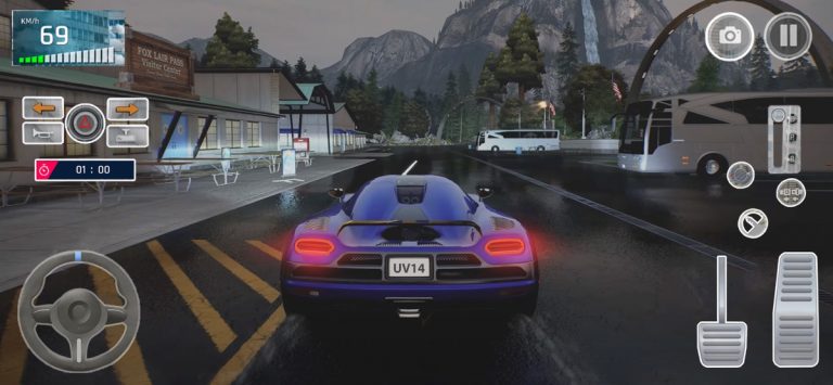 Машина Вождение Симулятор 2023 для iOS — скриншот 4