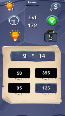 Math: Brain Puzzles для Android — скриншот 1