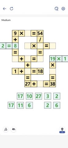 Math Puzzle Games — Cross Math для iOS — скриншот 2