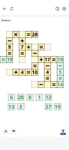Math Puzzle Games — Cross Math для iOS — скриншот 3