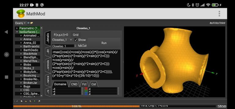 MathMod для Android — скриншот 1