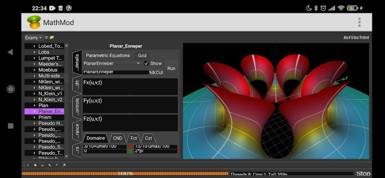 MathMod для Android — скриншот 2