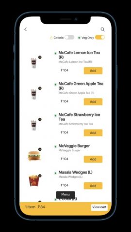 McDonald’s Delivery для Android — скриншот 3