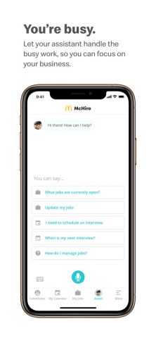 McHire для iOS — скриншот 3