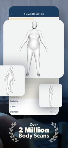 MeThreeSixty: 3D Body Scan・BMI для iOS — скриншот 2