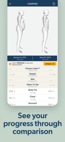 MeThreeSixty: 3D Body Scan・BMI для iOS — скриншот 4