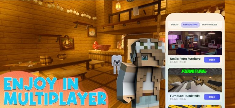 Мебельные аддоны для Minecraft для iOS — скриншот 3
