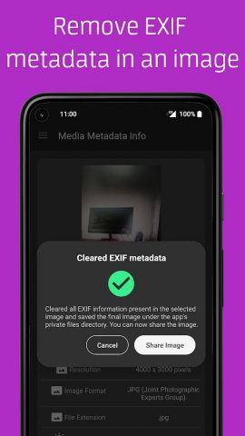 Media Metadata Info: EXIF Info для Android — скриншот 2