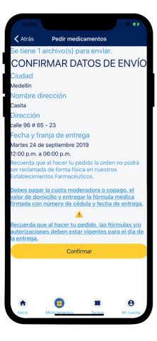 Medicamentos Colsubsidio для iOS — скриншот 5