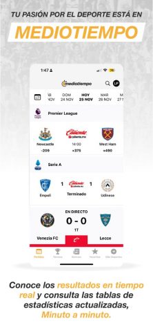 Mediotiempo для iOS — скриншот 4